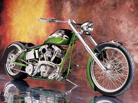 Custom Yamaha Chopper - bike, motorcycle, chopper, yamaha, custom