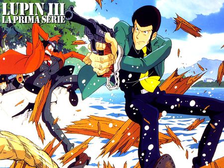 Lupin wall - anime, lupin