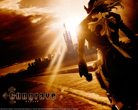 Gun Grave  - anime, gungrave, fantasy, weapons