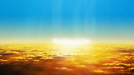 Windows 7 - windows, sunrising, 7