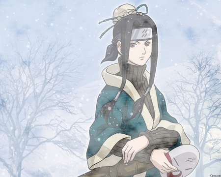 Haku in Winter - winter, anime, girl