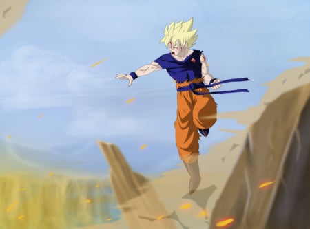 Goku Damaged - goku, damaged