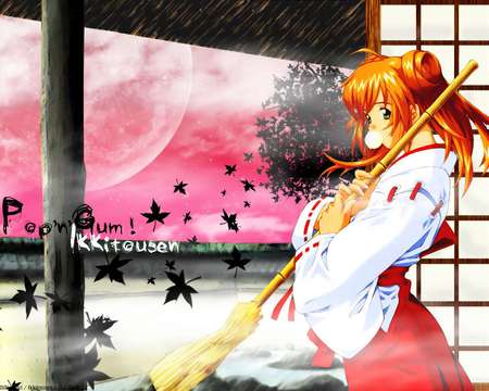 cute girl,kimono,Ikkitousen - cute girl, ikkitousen, kimono