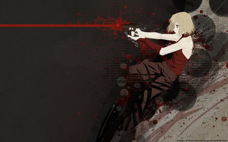 Canaan  - canaan, anime, gun, girl, shooting