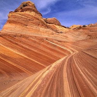 Striations in the Sandstone, Paria Canyon, Arizona