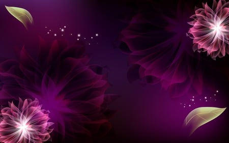 abstract flower - abstract, flower, light, mauve