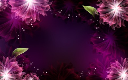 abstract flower - abstract, flower, light, mauve