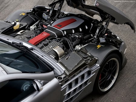 Mercedes SLR Engine - mercedes, fast, car, engine, sports car, roadster, high performance