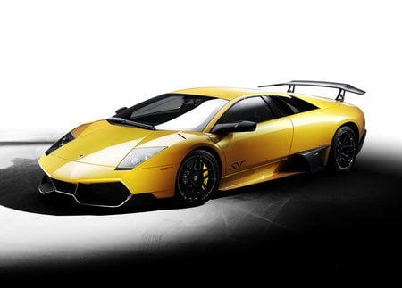 Lamborghini Murcielago LP670 4 SuperVeloce - sportscar, yellow, lambo