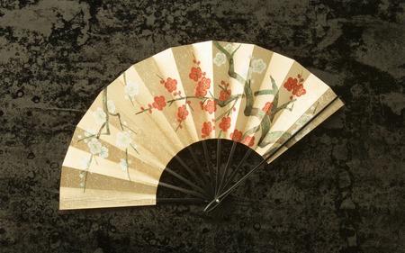 japan fan - tradition, japan, fan, flower