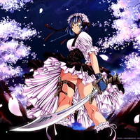 cute girl ,with sword,Ikkitousen