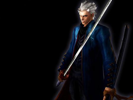 Virgil - dante, virgil, jester, devil may cry, serious