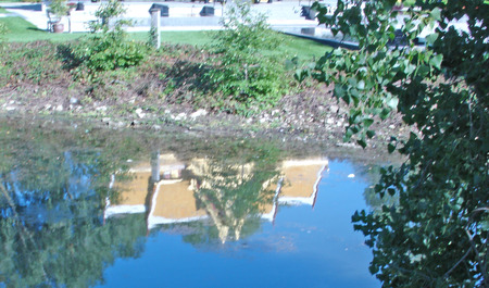 Pagoda - water, pagoda, reflection