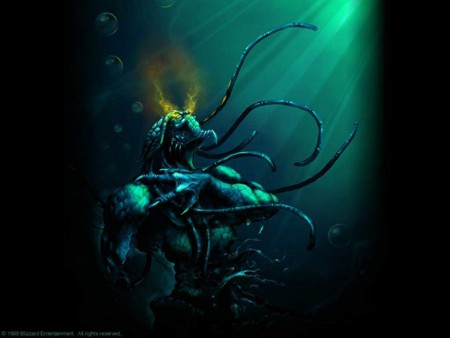 Starcraft - game, water, sea, sci-fi, starcraft, ocean, beast, scary, creature, monster, fantasy, underwater, horror, video game