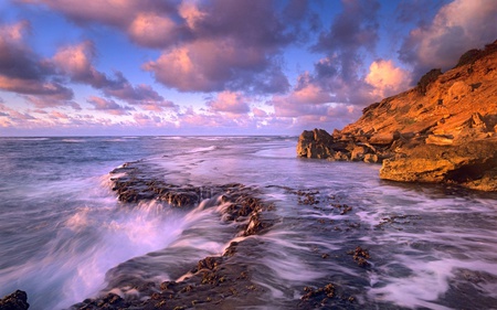 Beautifull Wallpaper - water, waterfall, beach, island, beautifull, mountain