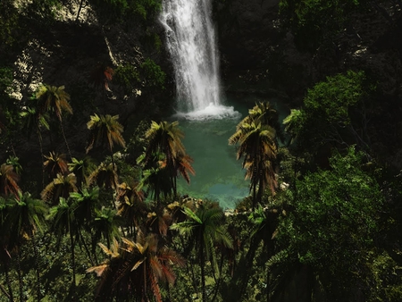 Waterfall - nature, waterfall