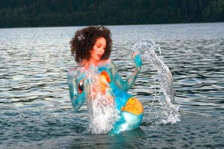 Body Paint - beautiful, picture, body paint