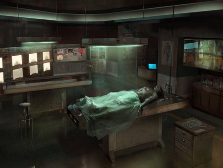 Deus Ex - death, scary, monster, video game, deus ex, dead, game, beast, creature, horror, morgue