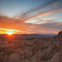 Sunset Badlands National Park, South Dakota