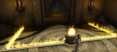 Prince Of Persia-The Forgotten Sands - game, 2010, videogame, alone, prince of persia, fire, prince of persia-forgotten sands, action, adventure, pop