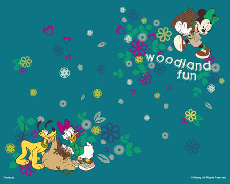 disney flowers shop vector - duck, goofy, minnie, mickey, daisy, chip, mouse, clara, donald, dale, pluto