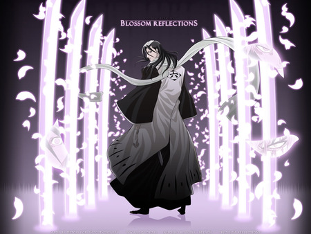 byakuya kuchiki - captain, bankai, byakuya, bleach