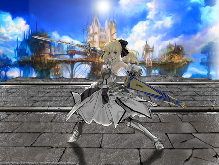 Saber in avalon