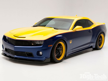 Sema Camaro-Wd40 - yellow, wd40, blue, chevy