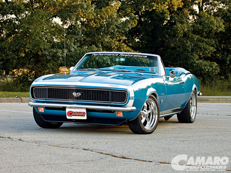 SS Convertible  - classic, 67, gm, blue