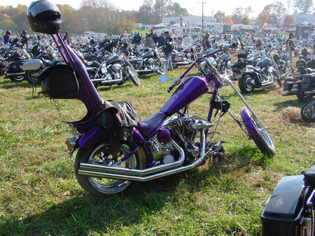 Purple Haze - bike, motorcycle, chopper, purple, sled, motor bike