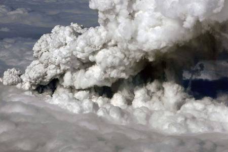 A Plume Of Ash & Steam - nature, eyjafjallajokull, volcano, iceland