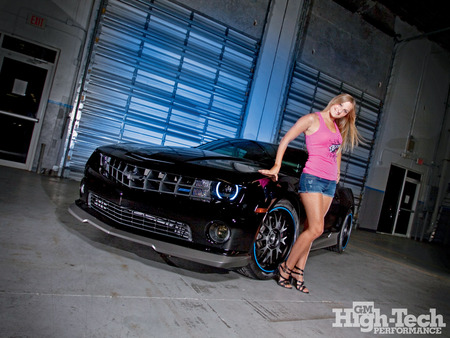 Model & 2010 Camaro - babe, gm, chevy, model