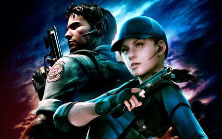 Chris & Jill - resident evil, re5, jill, chris