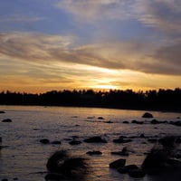 beach at sunset