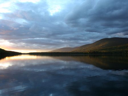 11 - lake, hills, nature