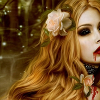 fantasy girl bloody