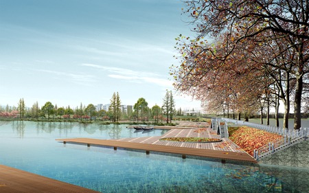 Architecture 3D Designs - designs, water, 3d, architecture, park