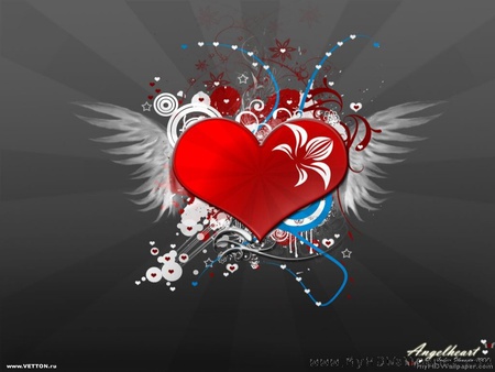 abstract wallpapers 00156 1024x 768. jpg - wings, sweetheart, love, heart