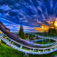 Coaster Sunset