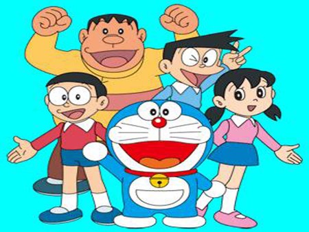 Doraemon Family - Pixie - Drawings & Illustration, Childrens Art, TV Shows  & Movies - ArtPal