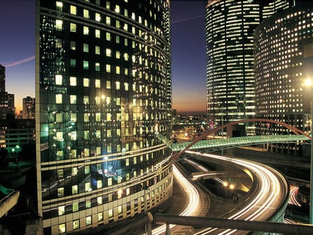 La Defense Business District Paris France - panorama, towns, buildings