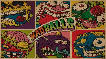 Madballs - gory, beast, skull, scary, creature, monster, gross, funny, madballs