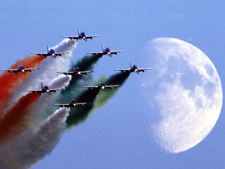 Frecce Tricolori (Aermacchi) - aircraft, military