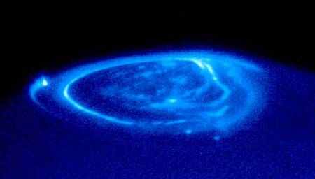 Jupiter's aurora - space, galaxies