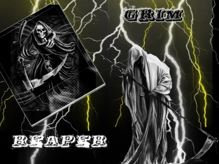 Grim Reaper - scythe, grim reaper, graphics, its so cool, dark art, death, dark