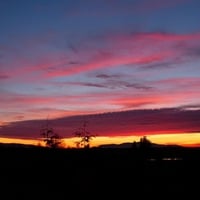 Between the Barns Sunset