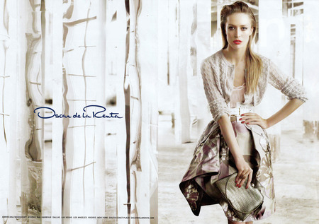  Oscar De La Renta S/S 09  01 - raquel zimmermann, art, oscar de la renta, fashion, craig mcdean, ad campaign