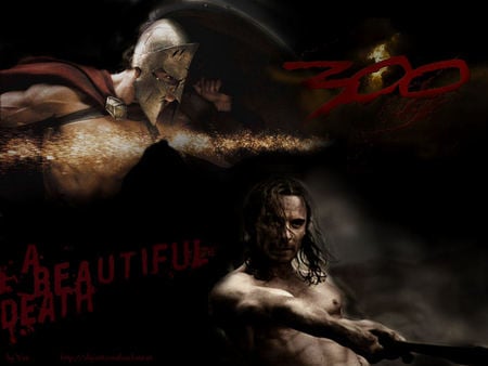 300 Stelios a beautiful death - 300, death