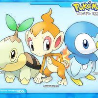 Pokemon Starters Piplup,Chimchar,Turtwig