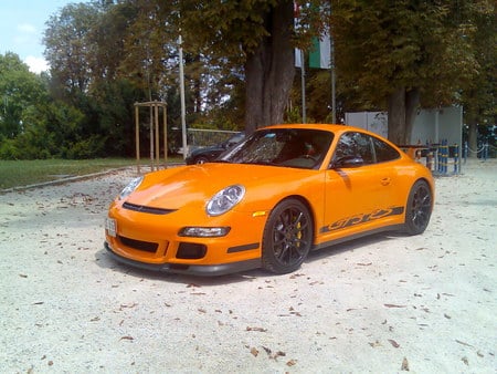 Orange Porsche GT3 RS  - porsche